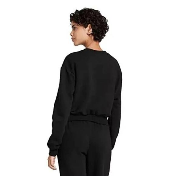 🎉[B5] Wild Fable Sweatshirt Women's Black Crew Neck, Size L - Picture 2 of 3
